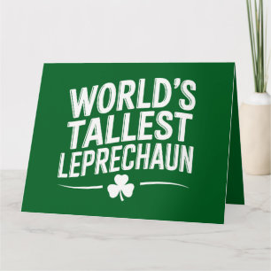 Carte La Saint-Patrick du plus grand lutin du monde