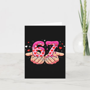 Carte La Saint-Valentin 67 Cœurs Six Sept Mème Amour Mig