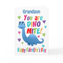 La Saint-Valentin de petit-fils Dinosaur