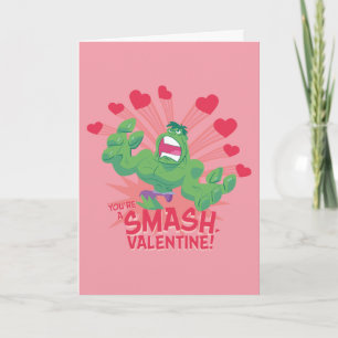 Carte La Saint-Valentin des Avengers Hulk - Tu es un s