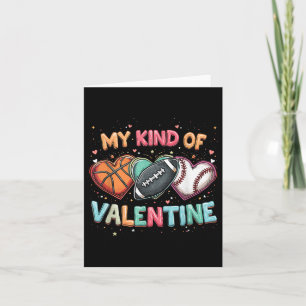 Carte La Saint-Valentin Football Basketball Baseball Amu