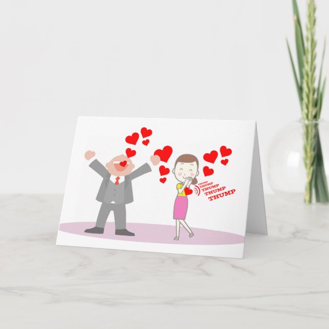 Carte La Saint-Valentin pour petite amie, Gros coup de c (Devant)