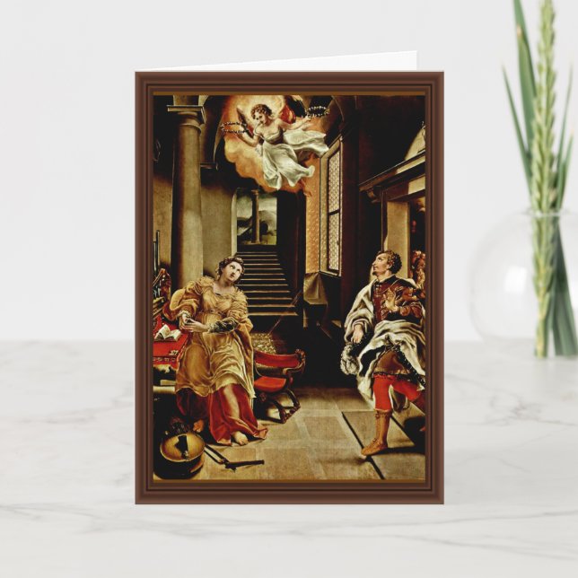 Carte La Sainte Cécile Et La Sainte Valérienne Par Orsi  (Devant)