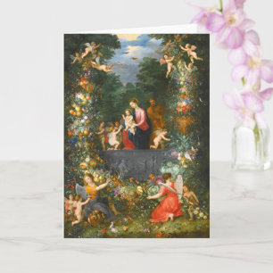 Carte La Sainte Famille, Jan Brueghel