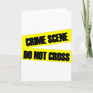 Carte La scène de crime ne traverse pas