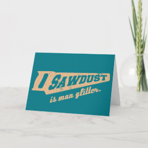 Carte La sciure est Parties scintillant humaine humour d