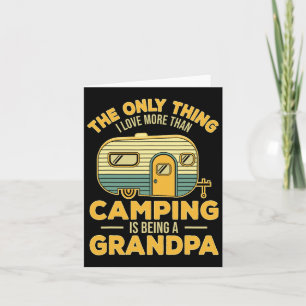 Carte La Seule Chose Que J'Aime Plus Que Le Camping Est