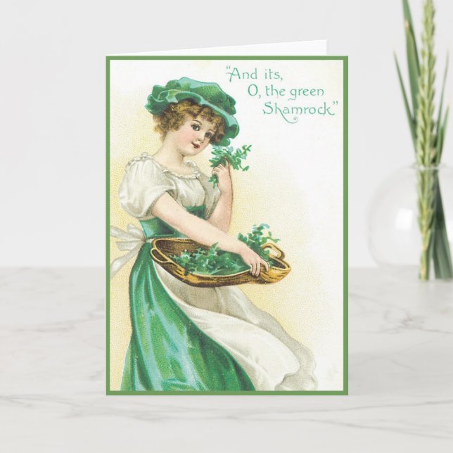 Carte La Shamrock verte (Devant)