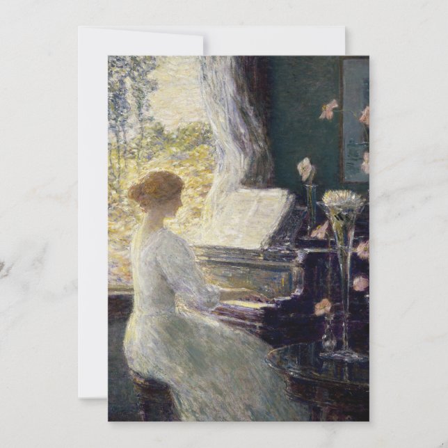Carte La Sonate | Childe Hassam (Devant)