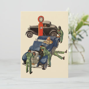 Carte La station-service de Joe, entreprise vintage