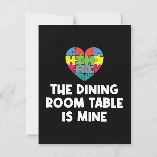 Carte La Table De La Salle À Manger Est À Moi (Devant)