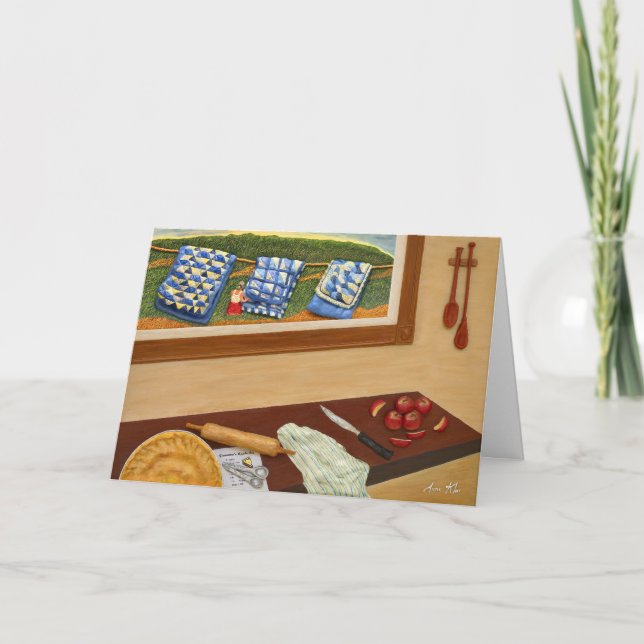 Carte La tarte aux pommes de la grand-maman (Devant)