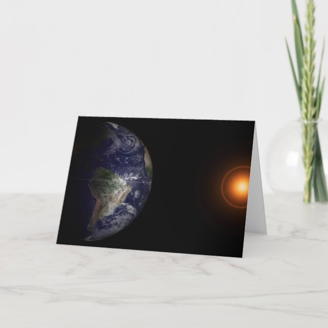 Carte La Terre À Son Équinoxe. (Devant)