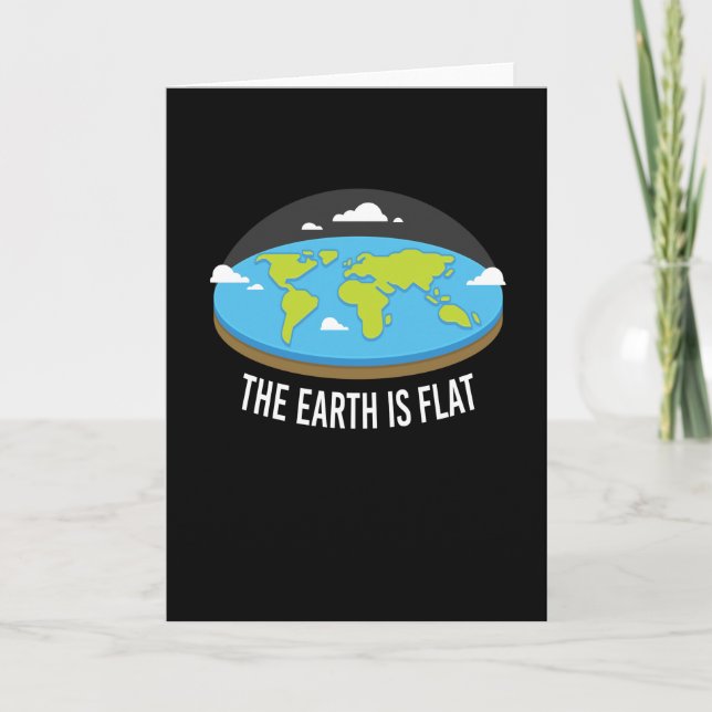 Carte La Terre Est Des Terres Plates (Devant)