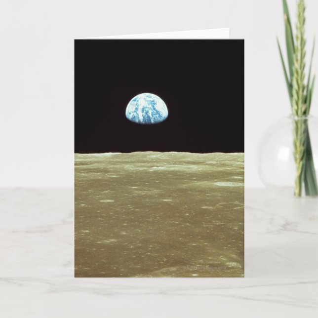 Carte La Terre se lève sur la Lune (Devant)