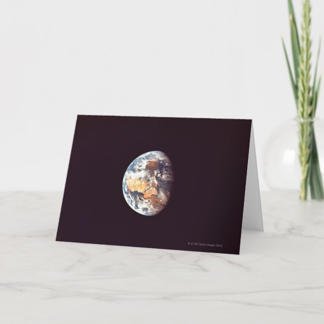 Carte La terre vue de l'espace (Devant)