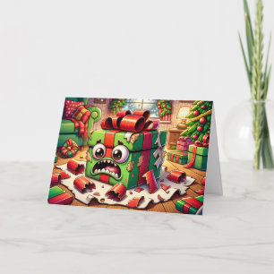 Carte La terreur non emballée : la surprise à l'intérieu