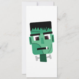 Carte La tête du monstre Frankenstein