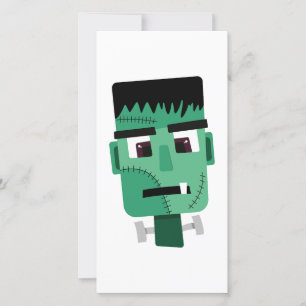Carte La tête du monstre Frankenstein