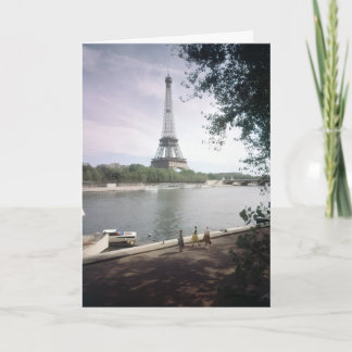 Carte La Tour Eiffel. Paris, vers 1960.
