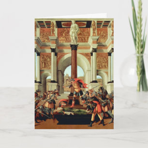 Carte La Tragédie de Lucrèce de Sandro Botticelli