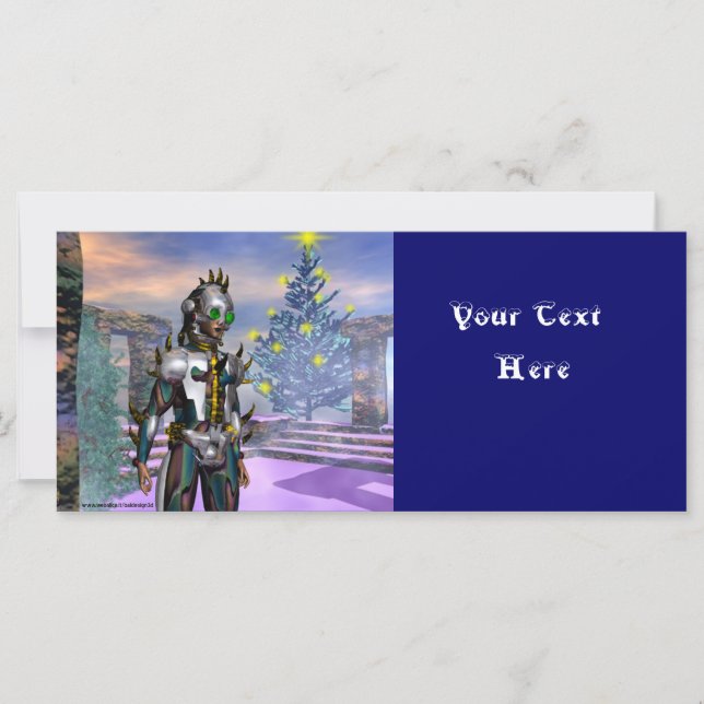 CARTE LA VEILLE D'UN CYBORG DU NOUVEL AN (Devant)