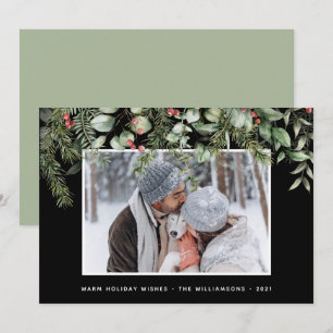 Carte La verdure d'hiver   Vacances photo Pine and Berri