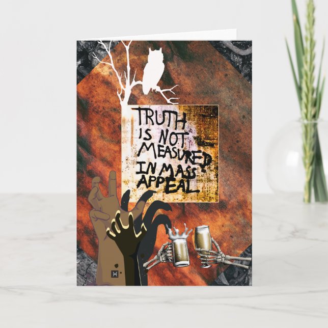 Carte La vérité n'est pas mesurée en appel massif (Devant)