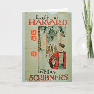 Carte La "vie à Harvard", publicité par affichage que