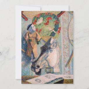 Carte La vie avec la tête du cheval   Paul Gauguin