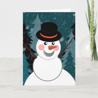 Carte La vie d'un bonhomme de neige