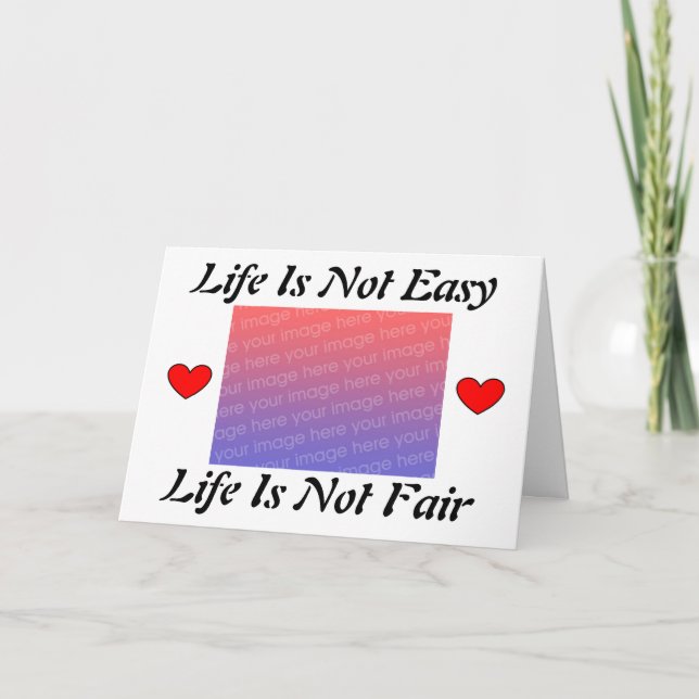 Carte La vie est belle ! (Devant)