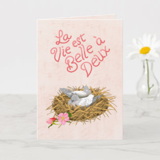 Carte La Vie Est Belle Life Is Beautiful French Language