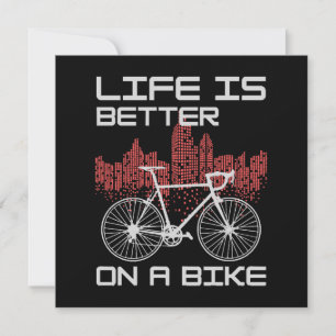 Carte La vie est meilleure à vélo