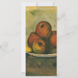 Carte La vie morte avec les pommes par Paul Cezanne