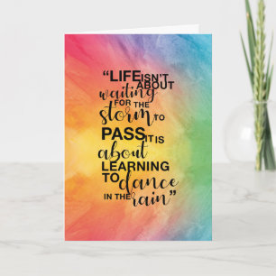 Carte "La vie n'est pas à propos"