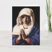 "La Vierge en prière" de Sassoferrato (1640)