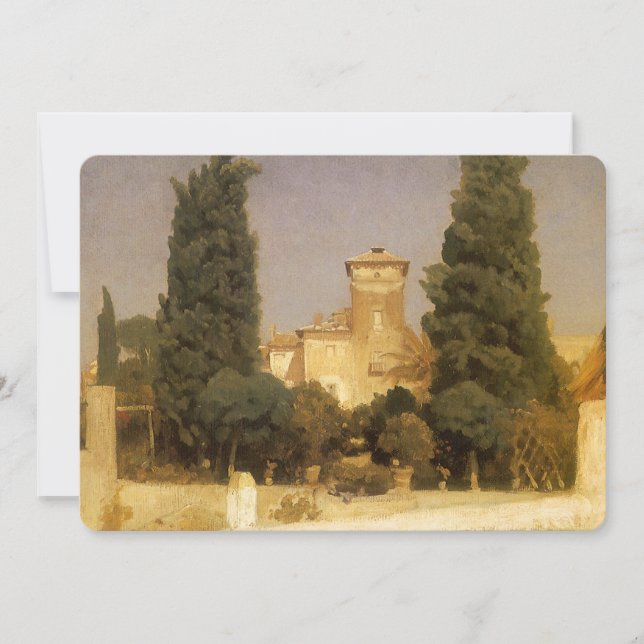 Carte La Villa Malte, Rome par Lord Frederic Leighton (Devant)