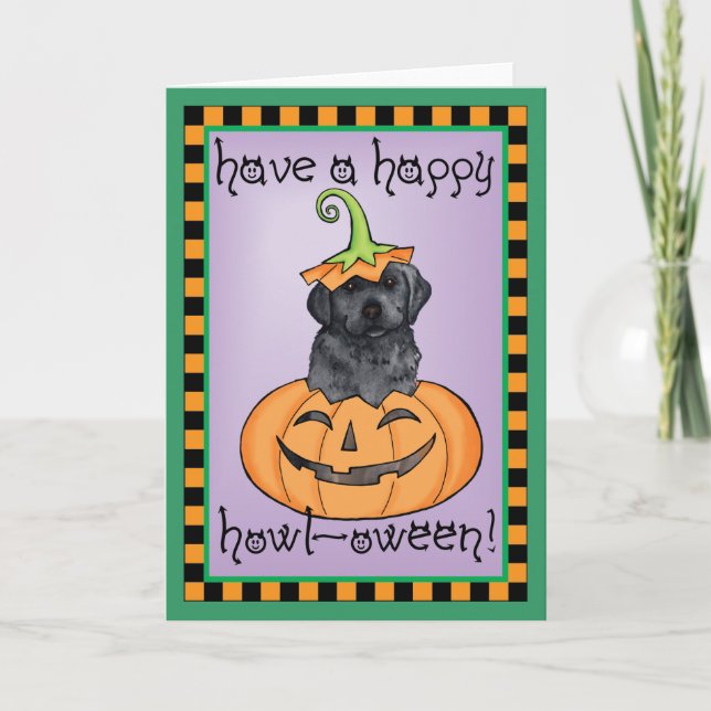 Carte Laboratoire noir de Halloween (Devant)