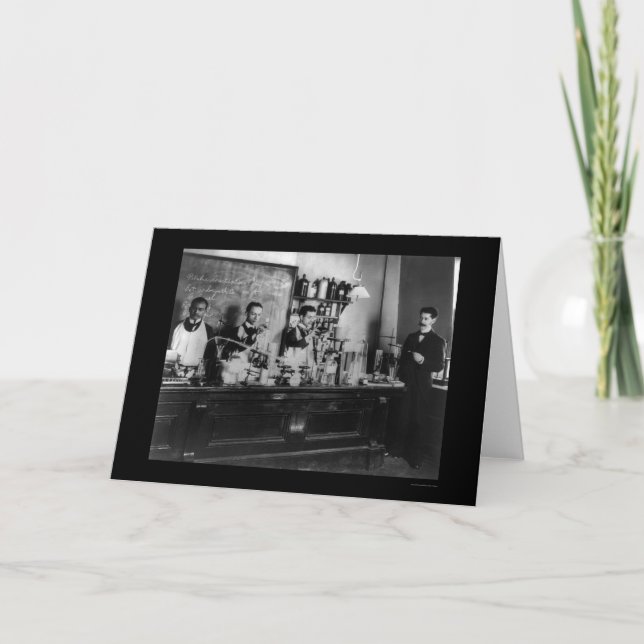 Carte Laboratoire pharmaceutique à l'université 1900 de (Devant)