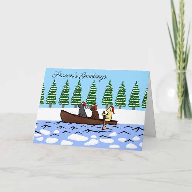 Carte Laboratoires de canoë de Noël (Devant)