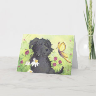 Carte Labradoodle Doodle Dog / Birthday Card