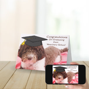 Carte Labradoodle Félicitations De L'École Vétérinaire
