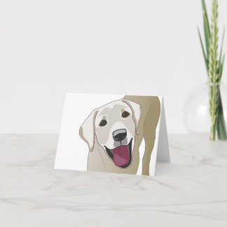 Carte Labrador retriever