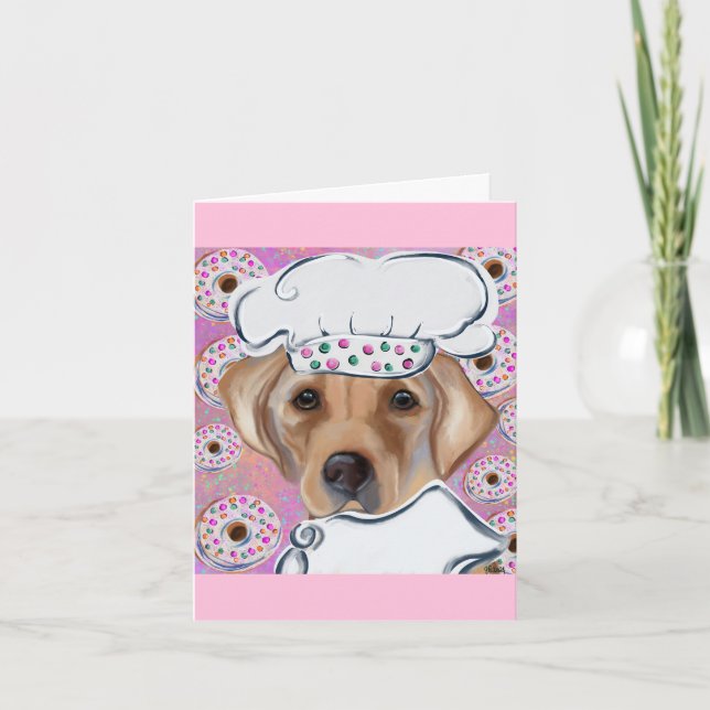 CARTE LABRADOR RETRIEVER            (Devant)