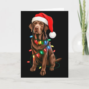 Carte Labrador Retriever Lab chocolat Hommes Femmes Enfa