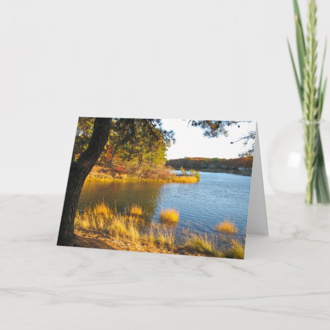 Carte Lac à l'automne (Devant)
