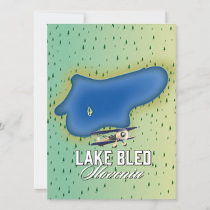 Carte Lac Bled Slovénie