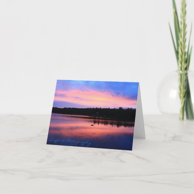 Carte Lac de truite (Devant)