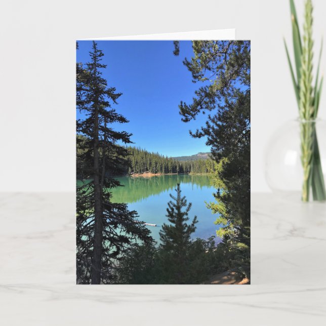 Carte Lac Devil, Oregon (Devant)